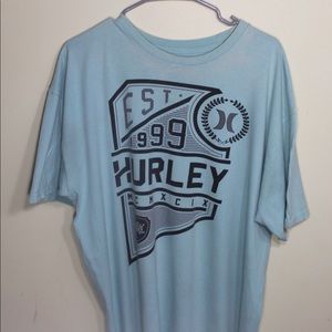 Hurley: Teal Old-School T-Shirt: Mens Sz L